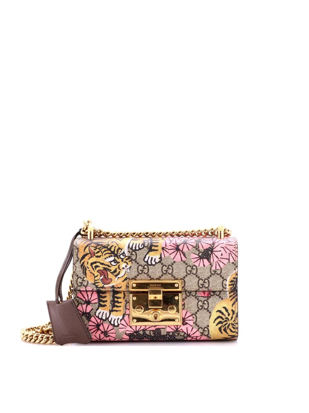 Gucci Padlock Shoulder Bag Bengal Print #283244G11B